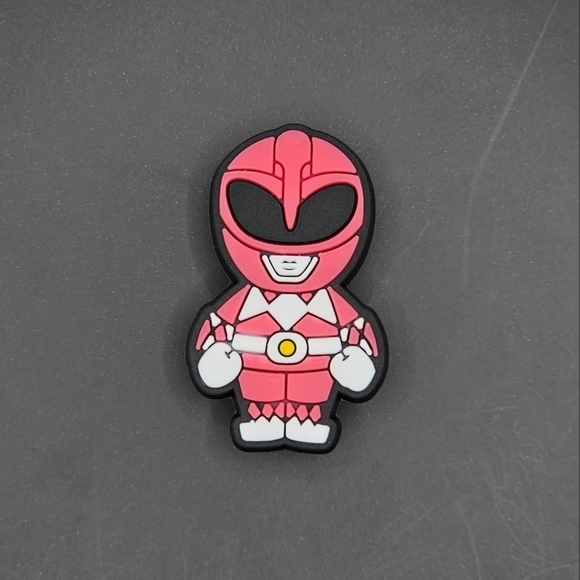 CROCS Other - (5/$15) Pink Power Ranger Croc Charm